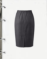 0900 Wool Grey Pencil Skirt non-variant image 2