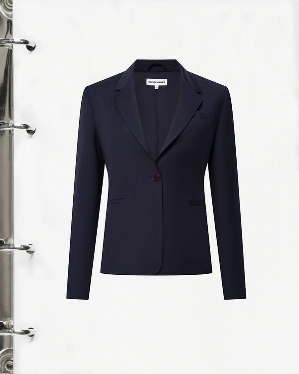 0900 Silk Lined Wool Blazer Product Card Image