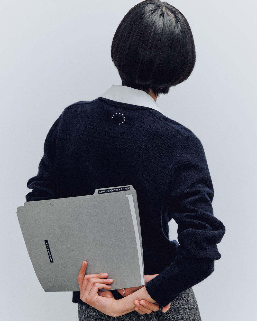 1200 Cardigan with Detachable Collar non-variant image 6